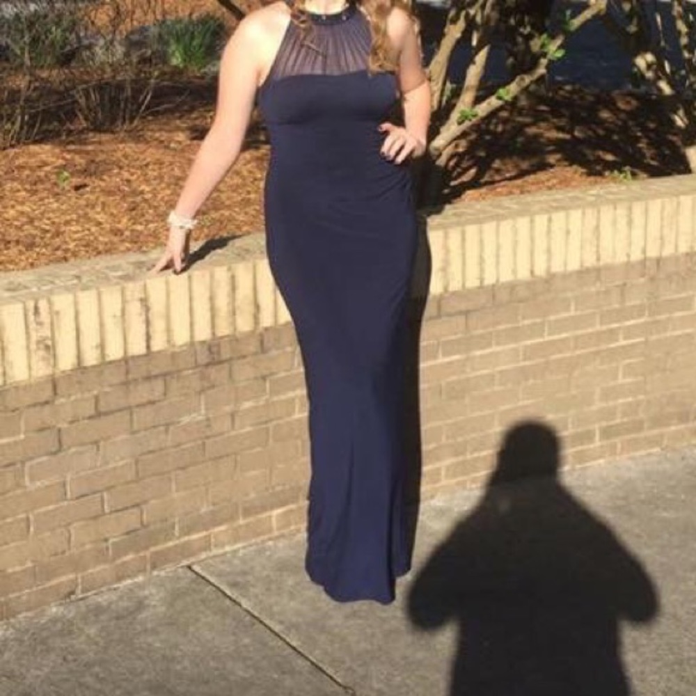Navy Blue Prom Dress!
